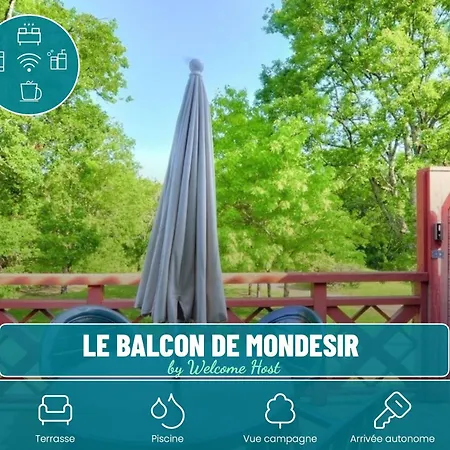 Holiday home Le Balcon Montdesir, 4 Pers, Piscine Et